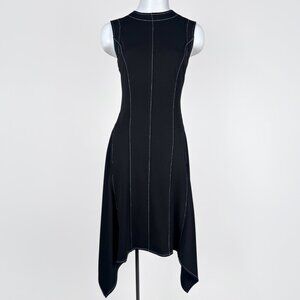 Donna Karan Contrast Stitch Dress